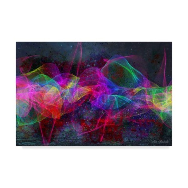 Trademark Fine Art Ata Alishahi 'Color Explosion M9' Canvas Art, 12x19 ALI22416-C1219GG